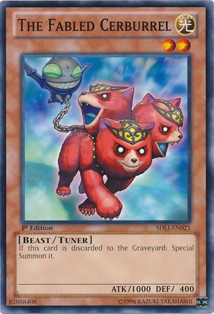 The Fabled Cerburrel SDLI EN021 Common 1st Edition Structure Deck Realm of Light 1st Edition Singles The Fabled Cerburrel SDLI EN021 Common 1st Edition Structure Deck Realm of Light 1st Edition Singles