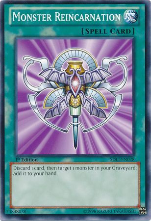 Monster Reincarnation SDLI EN028 Common 1st Edition Structure Deck Realm of Light 1st Edition Singles Monster Reincarnation SDLI EN028 Common 1st Edition Structure Deck Realm of Light 1st Edition Singles