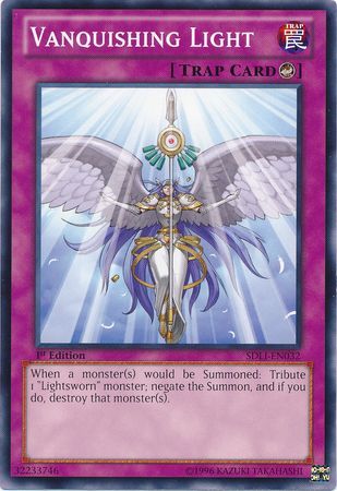 Vanquishing Light SDLI EN032 Common 1st Edition Structure Deck Realm of Light 1st Edition Singles Vanquishing Light SDLI EN032 Common 1st Edition Structure Deck Realm of Light 1st Edition Singles