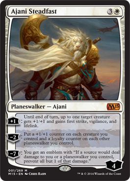 Ajani Steadfast 001 269 Magic 2015 M15 Singles Ajani Steadfast 001 269 Magic 2015 M15 Singles