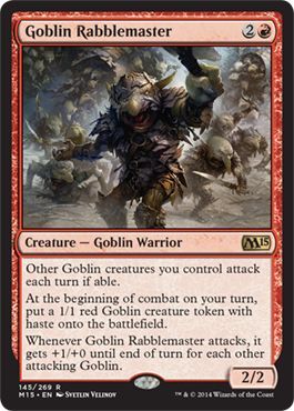 Goblin Rabblemaster 145/269 - Magic 2015 (M15) - Magic | TrollAndToad