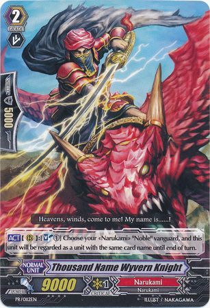 Thousand Name Wyvern Knight PR 0112EN Promo Cardfight Vanguard Promos Thousand Name Wyvern Knight PR 0112EN Promo Cardfight Vanguard Promos