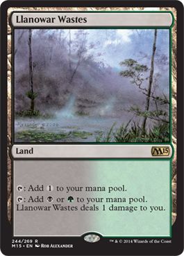 Llanowar Wastes 244 269 Magic 2015 M15 Singles Llanowar Wastes 244 269 Magic 2015 M15 Singles