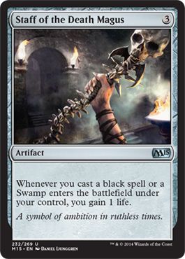 Staff of the Death Magus 232 269 Magic 2015 M15 Singles Staff of the Death Magus 232 269 Magic 2015 M15 Singles