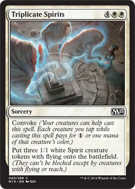 Triplicate Spirits 040 269 Magic 2015 M15 Singles Triplicate Spirits 040 269 Magic 2015 M15 Singles