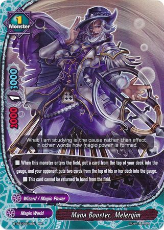 Mana Booster Meruekim BT03 0014EN Double Rare RR Mana Booster Meruekim BT03 0014EN Double Rare RR