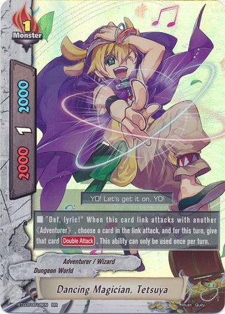 Dancing Magician Tetsuya BT03 0018EN Double Rare RR FCBF Vol 3 Drum s Adventure Dancing Magician Tetsuya BT03 0018EN Double Rare RR FCBF Vol 3 Drum s Adventure