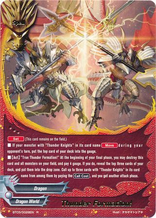 Thunder Formation BT03 0028EN Rare R Thunder Formation BT03 0028EN Rare R