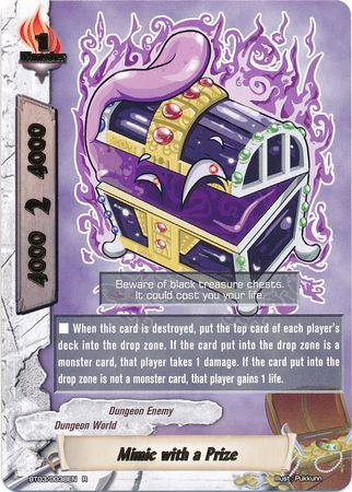 Mimic with a Prize BT03 0038EN Rare R FCBF Vol 3 Drum s Adventure Mimic with a Prize BT03 0038EN Rare R FCBF Vol 3 Drum s Adventure