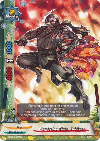 Wandering Ninja Tobikato TD05 0003EN FCBF Trial Deck 5 Ninja Onslaught Wandering Ninja Tobikato TD05 0003EN FCBF Trial Deck 5 Ninja Onslaught