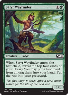 Satyr Wayfinder 198 269 Magic 2015 M15 Singles Satyr Wayfinder 198 269 Magic 2015 M15 Singles