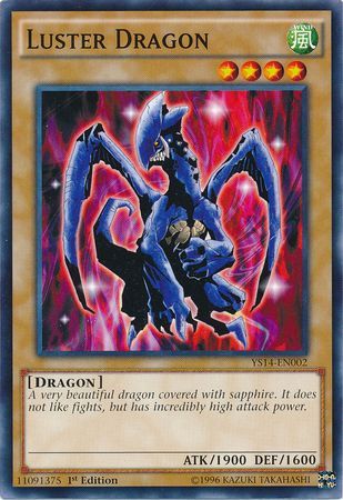 Luster Dragon YS14 EN002 Common 1st Edition Luster Dragon YS14 EN002 Common 1st Edition