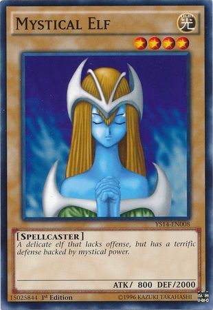 Mystical Elf YS14 EN008 Common 1st Edition Starter Deck Super Starter Space Time Showdown YS14 Mystical Elf YS14 EN008 Common 1st Edition Starter Deck Super Starter Space Time Showdown YS14