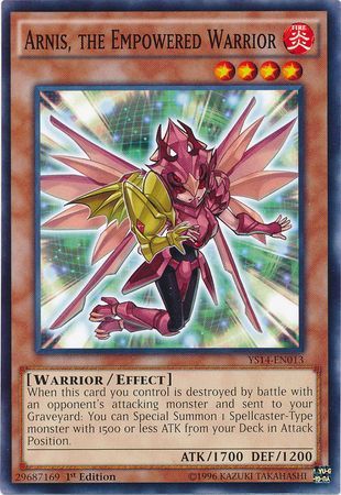 Arnis the Empowered Warrior YS14 EN013 Common 1st Edition Starter Deck Super Starter Space Time Showdown YS14 Arnis the Empowered Warrior YS14 EN013 Common 1st Edition Starter Deck Super Starter Space Time Showdown YS14
