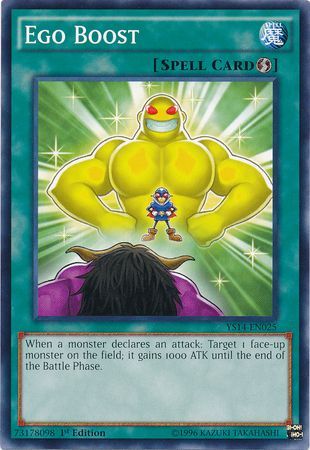 Ego Boost YS14 EN025 Common 1st Edition Starter Deck Super Starter Space Time Showdown YS14 Ego Boost YS14 EN025 Common 1st Edition Starter Deck Super Starter Space Time Showdown YS14