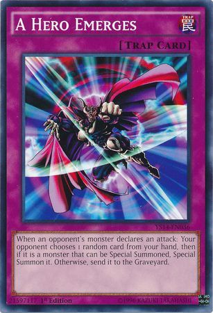 A Hero Emerges YS14 EN036 Common 1st Edition Starter Deck Super Starter Space Time Showdown YS14 A Hero Emerges YS14 EN036 Common 1st Edition Starter Deck Super Starter Space Time Showdown YS14