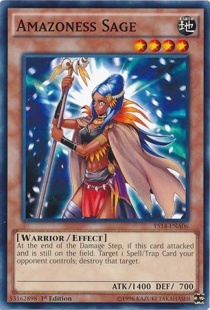 Amazoness Sage YS14 ENA06 Common 1st Edition Amazoness Sage YS14 ENA06 Common 1st Edition