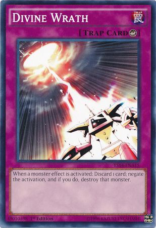 Divine Wrath YS14 ENA15 Common 1st Edition Starter Deck Super Starter Space Time Showdown YS14 Divine Wrath YS14 ENA15 Common 1st Edition Starter Deck Super Starter Space Time Showdown YS14