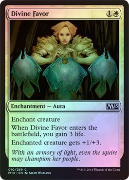 Divine Favor Foil 010 269 Magic 2015 M15 Foil Singles Divine Favor Foil 010 269 Magic 2015 M15 Foil Singles