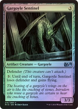 Gargoyle Sentinel Foil 216 269 Magic 2015 M15 Foil Singles Gargoyle Sentinel Foil 216 269 Magic 2015 M15 Foil Singles