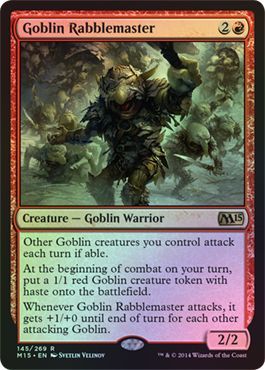 Goblin Rabblemaster Foil 145 269 Goblin Rabblemaster Foil 145 269