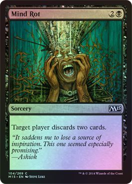 Mind Rot Foil 104 269 Magic 2015 M15 Foil Singles Mind Rot Foil 104 269 Magic 2015 M15 Foil Singles