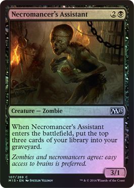 Necromancer s Assistant Foil 107 269 Necromancer s Assistant Foil 107 269