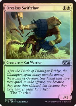 Oreskos Swiftclaw Foil 022 269 Magic 2015 M15 Foil Singles Oreskos Swiftclaw Foil 022 269 Magic 2015 M15 Foil Singles