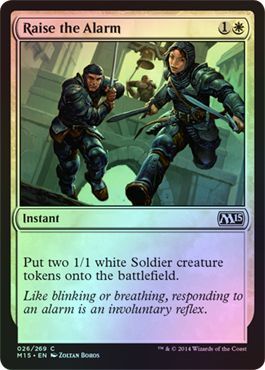 Raise the Alarm Foil 026 269 Magic 2015 M15 Foil Singles Raise the Alarm Foil 026 269 Magic 2015 M15 Foil Singles