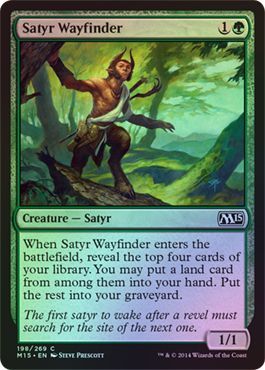 Satyr Wayfinder Foil 198 269 Magic 2015 M15 Foil Singles Satyr Wayfinder Foil 198 269 Magic 2015 M15 Foil Singles