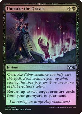 Unmake the Graves Foil 120 269 Unmake the Graves Foil 120 269