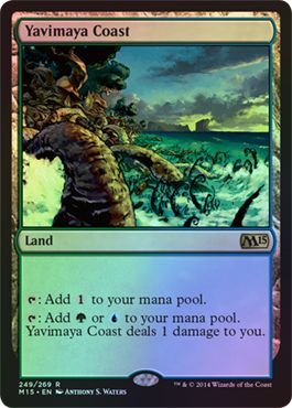 Yavimaya Coast Foil 249 269 Magic 2015 M15 Foil Singles Yavimaya Coast Foil 249 269 Magic 2015 M15 Foil Singles
