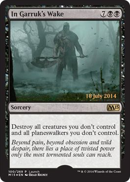 In Garruk s Wake M15 Launch Day Foil Promo In Garruk s Wake M15 Launch Day Foil Promo