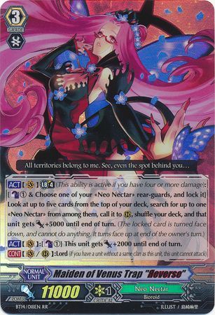 Maiden of Venus Trap Reverse BT14 018EN Double Rare RR Maiden of Venus Trap Reverse BT14 018EN Double Rare RR