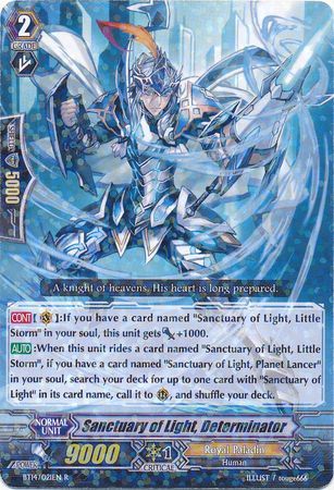 Sanctuary of Light Determinator BT14 021EN Rare R Vol 14 Brilliant Strike Singles Sanctuary of Light Determinator BT14 021EN Rare R Vol 14 Brilliant Strike Singles