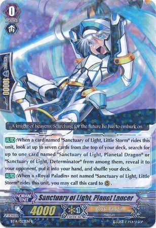 Sanctuary of Light Planet Lancer BT14 023EN Rare R Vol 14 Brilliant Strike Singles Sanctuary of Light Planet Lancer BT14 023EN Rare R Vol 14 Brilliant Strike Singles