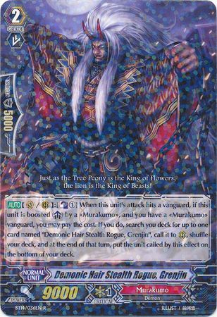 Demonic Hair Stealth Rogue Grenjin BT14 036EN Rare R Demonic Hair Stealth Rogue Grenjin BT14 036EN Rare R