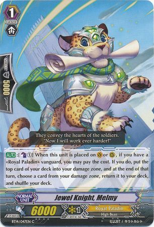 Jewel Knight Melmy BT14 047EN Common C Jewel Knight Melmy BT14 047EN Common C