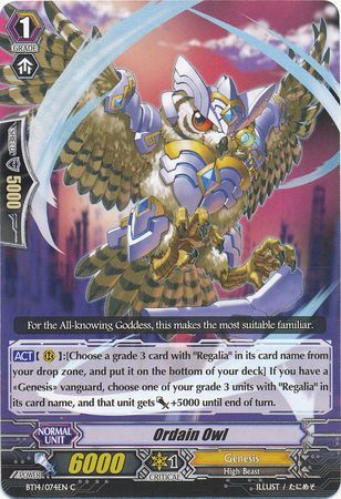 Ordain Owl BT14 074EN Common C Ordain Owl BT14 074EN Common C