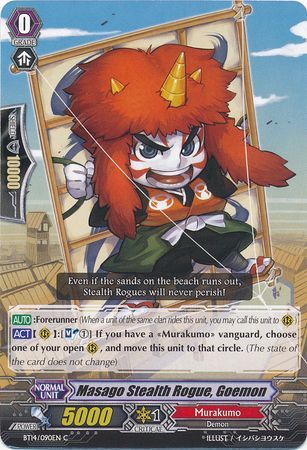 Masago Stealth Rogue Goemon BT14 090EN Common C Masago Stealth Rogue Goemon BT14 090EN Common C