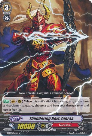 Thundering Bow Zahraa BT14 093EN Common C Vol 14 Brilliant Strike Singles Thundering Bow Zahraa BT14 093EN Common C Vol 14 Brilliant Strike Singles