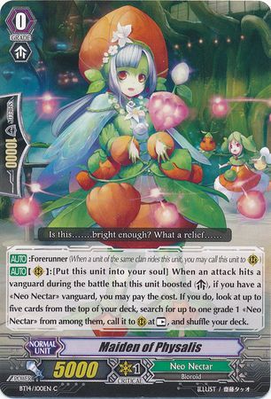 Maiden of Physalis BT14 100EN Common C Maiden of Physalis BT14 100EN Common C