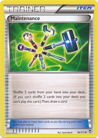 Maintenance 96 111 Uncommon XY Furious Fists Singles Maintenance 96 111 Uncommon XY Furious Fists Singles