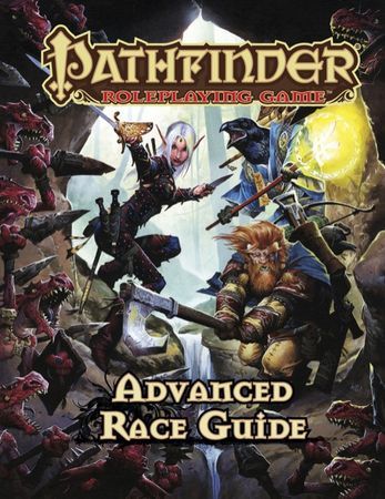 Advanced Race Guide hardcover supplement PFRPG PZO1121 Pathfinder Roleplaying Game Advanced Race Guide hardcover supplement PFRPG PZO1121 Pathfinder Roleplaying Game