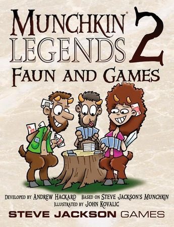 Munchkin Legends 2 Faun and Games expansion Steve Jackson Games SJG1496 Munchkin Legends 2 Faun and Games expansion Steve Jackson Games SJG1496