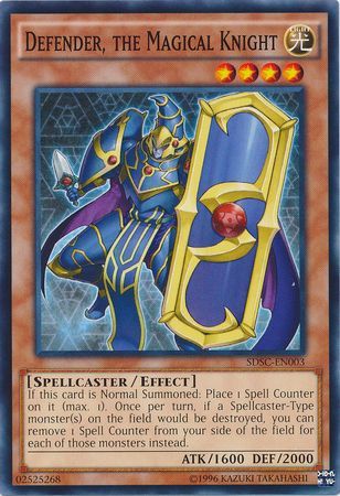 Defender the Magical Knight SDSC EN003 Common Unlimited Structure Deck Spellcaster s Command Unlimited Singles Defender the Magical Knight SDSC EN003 Common Unlimited Structure Deck Spellcaster s Command Unlimited Singles