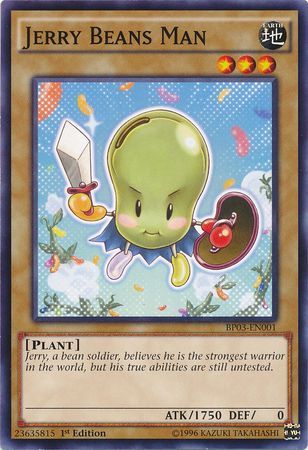 Jerry Beans Man BP03 EN001 Common 1st Edition Battle Pack 3 Monster League 1st Edition Singles Jerry Beans Man BP03 EN001 Common 1st Edition Battle Pack 3 Monster League 1st Edition Singles