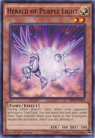Herald of Purple Light BP03 EN023 Common 1st Edition Herald of Purple Light BP03 EN023 Common 1st Edition