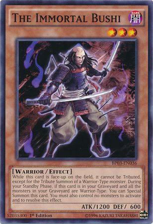 The Immortal Bushi BP03 EN036 Common 1st Edition Battle Pack 3 Monster League 1st Edition Singles The Immortal Bushi BP03 EN036 Common 1st Edition Battle Pack 3 Monster League 1st Edition Singles