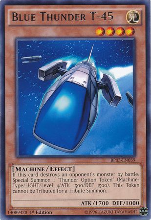 Blue Thunder T 45 BP03 EN039 Rare 1st Edition Blue Thunder T 45 BP03 EN039 Rare 1st Edition
